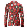 New 3D Printed Christmas Mens Blazer Jacket