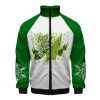 Red And Green Christmas Tree Jacket For Mens