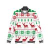 Unisex Christmas Elk Jacket Baseball Uniform