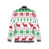 Unisex Christmas Elk Jacket Baseball Uniform