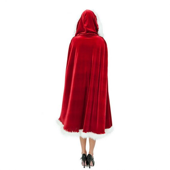 Womens Christmas Costume Cloak