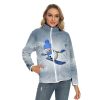 Adult Christmas Jacket Snowman Print Coat